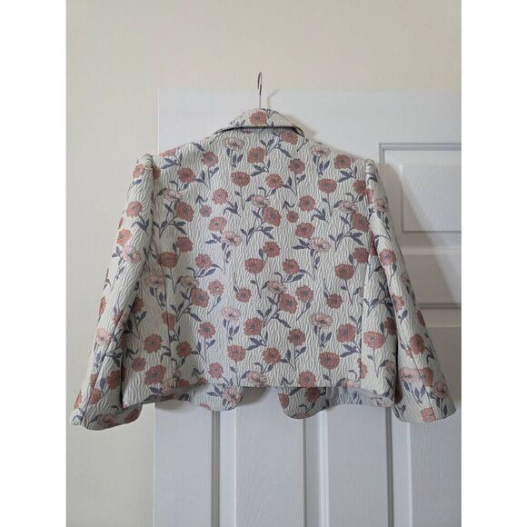 Gal Meets Glam Lola Dancing Daisy Jacquard Jacket 10 - Picture 8 of 10